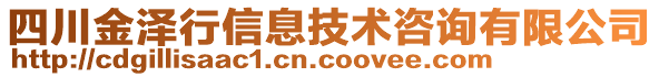 四川金澤行信息技術咨詢有限公司