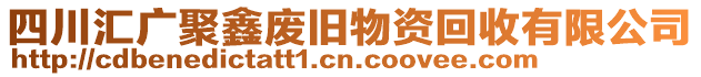 四川匯廣聚鑫廢舊物資回收有限公司