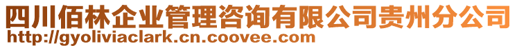 四川佰林企業(yè)管理咨詢有限公司貴州分公司