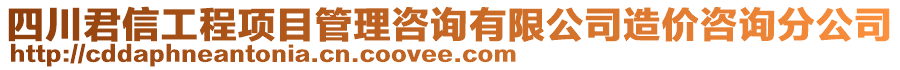 四川君信工程項(xiàng)目管理咨詢有限公司造價(jià)咨詢分公司