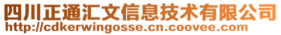 四川正通匯文信息技術(shù)有限公司