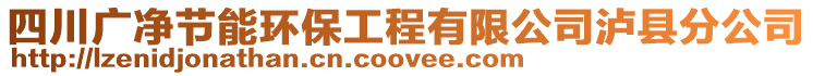 四川廣凈節(jié)能環(huán)保工程有限公司瀘縣分公司