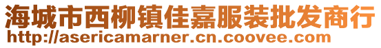 海城市西柳鎮(zhèn)佳嘉服裝批發(fā)商行