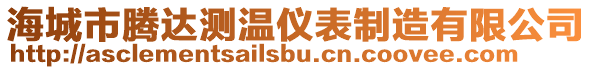 海城市騰達(dá)測(cè)溫儀表制造有限公司