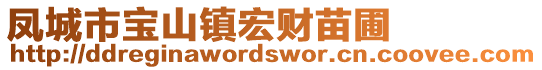 鳳城市寶山鎮(zhèn)宏財苗圃