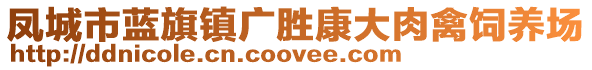 鳳城市藍(lán)旗鎮(zhèn)廣勝康大肉禽飼養(yǎng)場