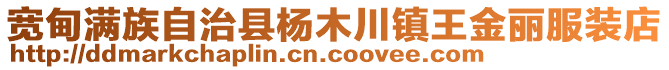 宽甸满族自治县杨木川镇王金丽服装店