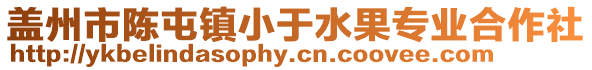 蓋州市陳屯鎮(zhèn)小于水果專業(yè)合作社