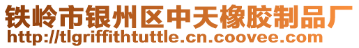 鐵嶺市銀州區(qū)中天橡膠制品廠