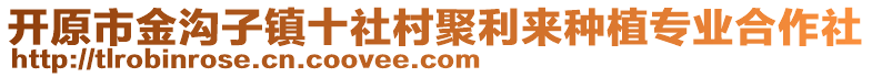 開原市金溝子鎮(zhèn)十社村聚利來種植專業(yè)合作社