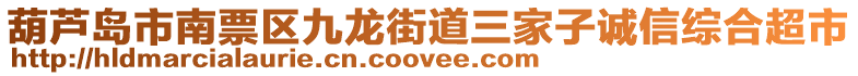 葫蘆島市南票區(qū)九龍街道三家子誠信綜合超市