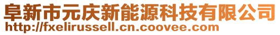 阜新市元慶新能源科技有限公司