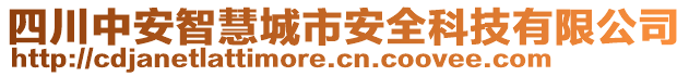 四川中安智慧城市安全科技有限公司