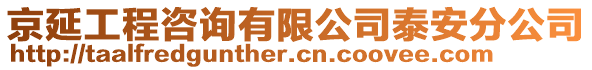 京延工程咨詢有限公司泰安分公司