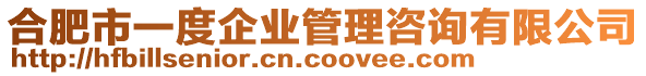 合肥市一度企業(yè)管理咨詢有限公司