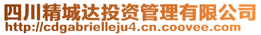 四川精城達(dá)投資管理有限公司