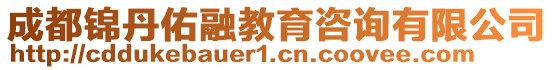 成都錦丹佑融教育咨詢有限公司