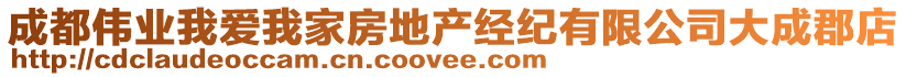 成都偉業(yè)我愛(ài)我家房地產(chǎn)經(jīng)紀(jì)有限公司大成郡店