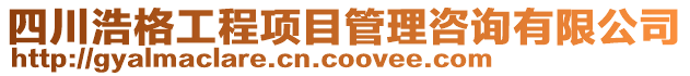 四川浩格工程項目管理咨詢有限公司