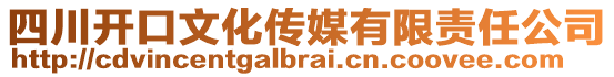 四川開(kāi)口文化傳媒有限責(zé)任公司