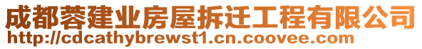 成都蓉建業(yè)房屋拆遷工程有限公司