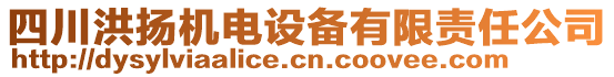 四川洪扬机电设备有限责任公司