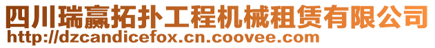 四川瑞贏拓撲工程機械租賃有限公司