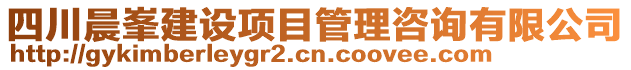 四川晨峯建設(shè)項目管理咨詢有限公司