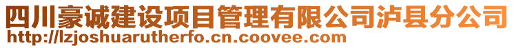 四川豪诚建设项目管理有限公司泸县分公司