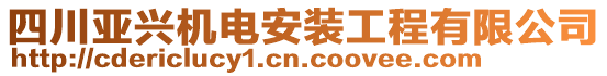 四川亞興機(jī)電安裝工程有限公司