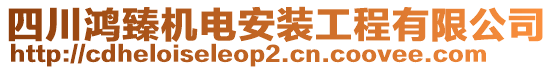 四川鴻臻機(jī)電安裝工程有限公司