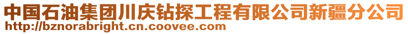 中國石油集團川慶鉆探工程有限公司新疆分公司