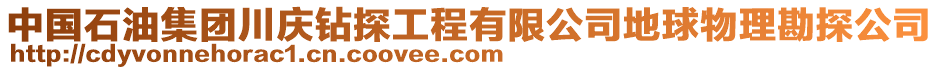 中國石油集團川慶鉆探工程有限公司地球物理勘探公司