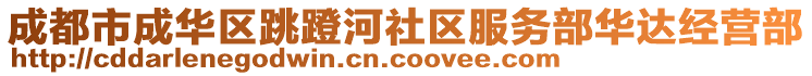 成都市成華區(qū)跳蹬河社區(qū)服務(wù)部華達(dá)經(jīng)營(yíng)部