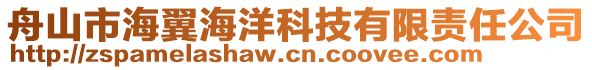 舟山市海翼海洋科技有限責(zé)任公司