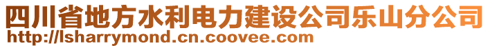 四川省地方水利電力建設(shè)公司樂山分公司