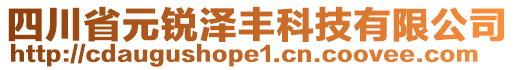 四川省元銳澤豐科技有限公司