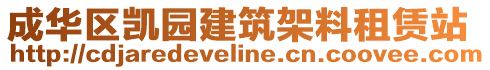 成華區(qū)凱園建筑架料租賃站