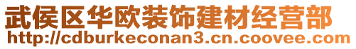 武侯區(qū)華歐裝飾建材經(jīng)營(yíng)部