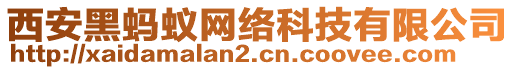 西安黑螞蟻網(wǎng)絡(luò)科技有限公司