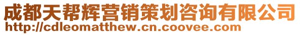 成都天幫輝營銷策劃咨詢有限公司