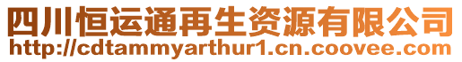 四川恒運(yùn)通再生資源有限公司