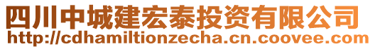 四川中城建宏泰投資有限公司