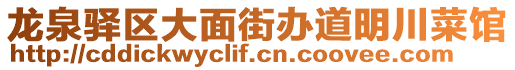 龍泉驛區(qū)大面街辦道明川菜館