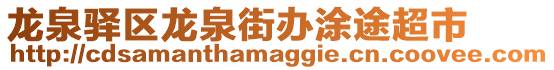 龍泉驛區龍泉街辦涂途超市