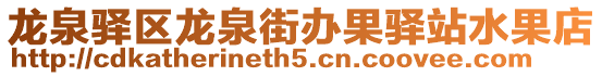 龍泉驛區龍泉街辦果驛站水果店
