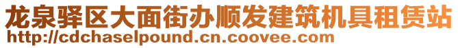 龍泉驛區(qū)大面街辦順發(fā)建筑機(jī)具租賃站