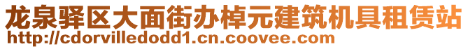龍泉驛區(qū)大面街辦棹元建筑機(jī)具租賃站
