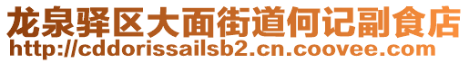 龍泉驛區(qū)大面街道何記副食店