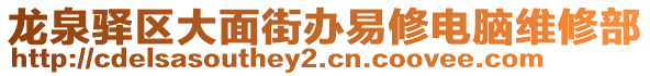 龍泉驛區大面街辦易修電腦維修部
